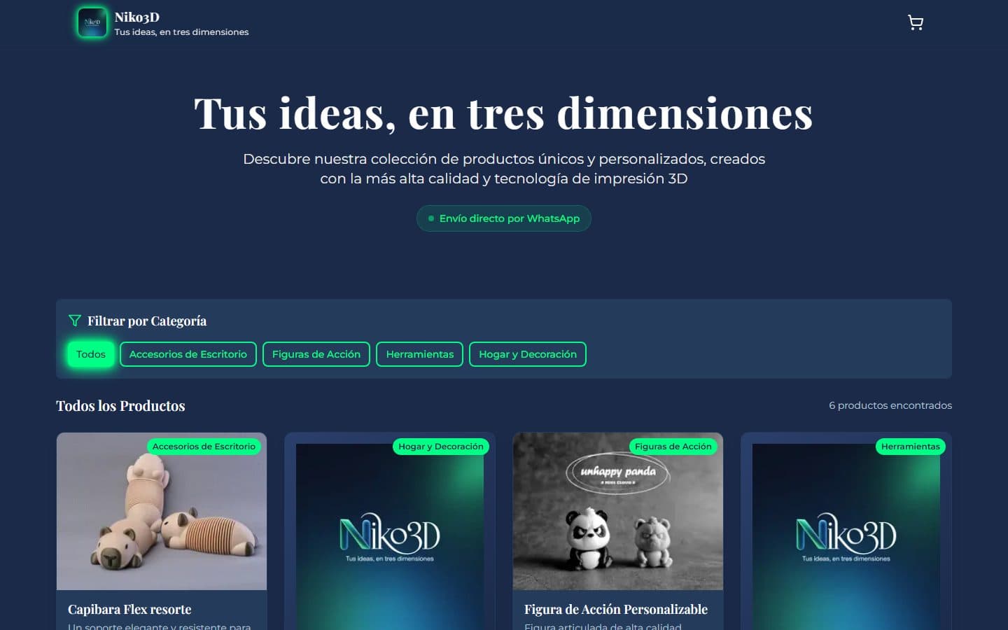Tienda de Impresión 3D - niko3d