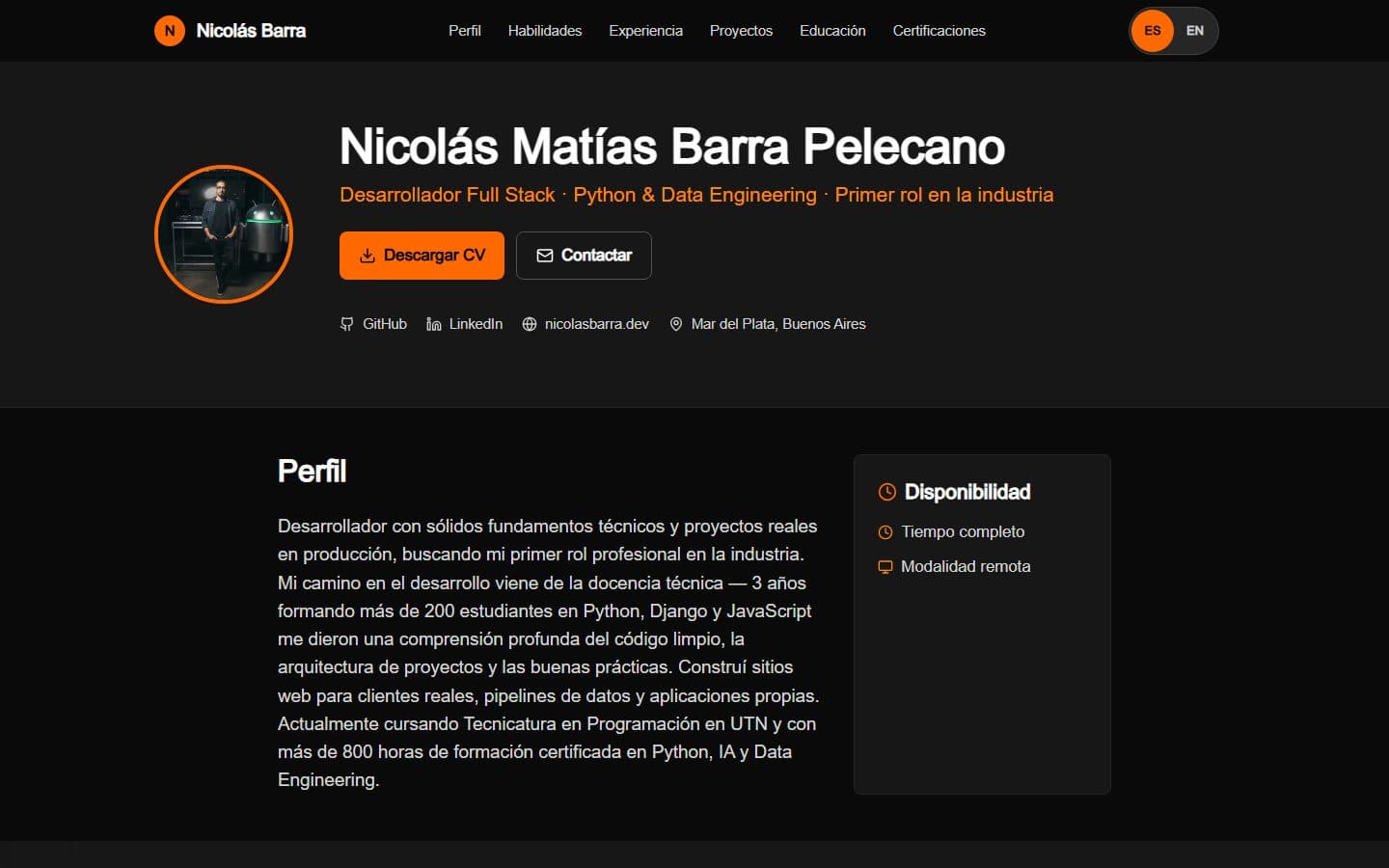 Portfolio Personal